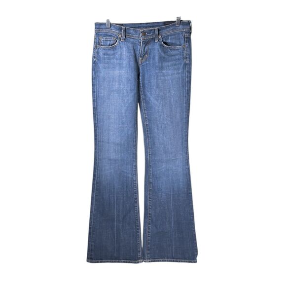 Citizens of Humanity Women's Jeans Blue Bootcut Low Rise Flare Stretch Denim 28 - Picture 1 of 9